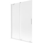 Mexen - velar paravent de baignoire coulissant à 2 panneaux 120 x 150 cm, givré, blanc - 896 - 120 - ... Mexen - velar paravent de baignoire coulissant à 2 panneaux 120 x 150 cm, givré, blanc - 896 - 120 - ...