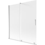 Mexen - velar pare - douche de baignoire 2 battants coulissants 150 x 150 cm, givre, chrome - 896 - 150 ... Mexen - velar pare - douche de baignoire 2 battants coulissants 150 x 150 cm, givre, chrome - 896 - 150 ...
