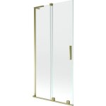 Mexen - velar l pare - douche baignoire coulissant 2 portes 90 x 150 cm, transparent, doré - 896 - 090 ... Mexen - velar l pare - douche baignoire coulissant 2 portes 90 x 150 cm, transparent, doré - 896 - 090 ...