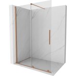 Mexen - velar paroi de douche coulissante walk - in 130 x 200 cm, transparente 8 mm, laiton bross� - ...