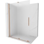 Mexen - velar paroi de douche coulissante walk - in 140 x 200 cm, verre dépoli 8 mm, laiton brossé - ... Mexen - velar paroi de douche coulissante walk - in 140 x 200 cm, verre dépoli 8 mm, laiton brossé - ...
