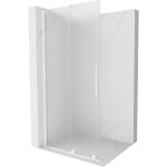 Mexen - velar paroi de douche coulissante walk - in 70 x 200 cm, verre d�poli 8 mm, blanc - 871 - 070 ...