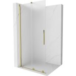 Mexen - velar paroi de douche coulissante walk - in 70 x 200 cm, verre d�poli 8 mm, dor�e - 871 - 070 ...