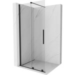 Mexen - velar paroi de douche coulissante walk - in 90 x 200 cm, transparent 8 mm, noire - 871 - 090 ...