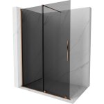 Mexen - velar paroi de douche rtractable walk - in 130 x 200 cm, graphite 8 mm, or rose - 871 - 130 ...