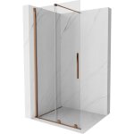 Mexen - velar paroi de douche r�tractable walk - in 85 x 200 cm, transparent 8 mm, or rose - 871 - 085 ...