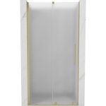 Mexen velar porte de douche coulissante 100 cm, givr�, dor� bross� - 871 - 100 - 000 - 31 - 55