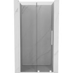 Mexen velar porte de douche coulissante 100 cm, transparent, blanc - 871 - 100 - 000 - 01 - 20