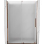 Mexen - velar porte de douche coulissante 140 cm, givre, or rose - 871 - 140 - 000 - 31 - 60