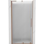 Mexen velar l porte de douche coulissante 90 cm, givr�, cuivre bross� - 871 - 090 - 003 - 31 - 65
