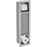 X - wall - bp porte - papier toilette avec magasin, inox - 1914 - mexen X - wall - bp porte - papier toilette avec magasin, inox - 1914 - mexen