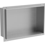 Mexen - x - wall - nr tagre encastre sans rebord 30 x 20 cm, inox - 1911302010