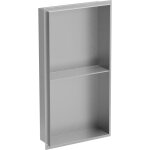 Mexen - x - wall - nr tagre encastre sans rebord avec tagre 60 x 30 cm, inox - 1911603010s