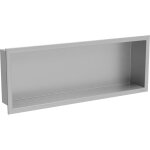 Mexen - x - wall - r �tag�re encastr�e avec rebord 60 x 20 cm, inox - 1910602010