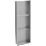 Mexen - x - wall - r tagre encastre avec rebord et tagre 90 x 30 cm, inox - 1910903010s