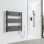 Meykoers s�che - serviette �lectrique, 70x50cm radiateur �lectrique s�che - serviettes anthracite 330w ...