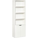 Mh - bibliothque 4 tagres armoire bettina blanche