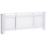 Cache - radiateur extensible eliane blanc