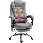 Mh - fauteuil de bureau chauffant massant enyo gris Mh - fauteuil de bureau chauffant massant enyo gris