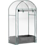 Mh - mini serre de jardin balcon avec sac plantation - 89 x 50 x 152 cm