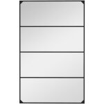 Mh - miroir mural verri�re dwain noir