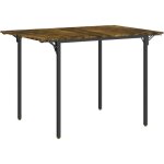 Table � manger pliante lerdan noire et marron