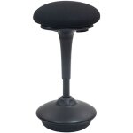 Mh - tabouret oscillant ergonomique playton noir