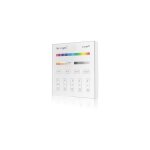 Tlcommande tactile murale dimmable radiofrquence sans fil 4 zones t4 blanc - rgb + cct