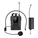 Micro - casque sans fil uhf, émetteur et récepteur inclus, émetteur de poche à affichage led pour enseignement ... Micro - casque sans fil uhf, émetteur et récepteur inclus, émetteur de poche à affichage led pour enseignement ...
