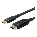 Mc - usbchdmi1 adaptateur de cable de video 1 m hdmi type a (standard) usb type c noir - microconnect ...