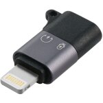 Mc - usbclight changeur de genre pour cableusb usb c lightning silver - microconnect