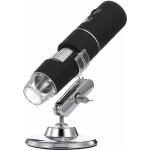 Microscope numerique sans fil hd 1080p microscope de poche wifi avec 8 led remplacement de la lumiere ...