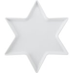 Mikasa plat de service pour craie de porcelaine en forme d'�toile de, 30 x 18 x 2, 5 cm, en bo�te.