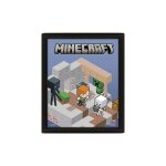 Minecraft - switching terrain - poster lenticulaire 3d 28x24cm pyramid