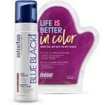 Minetan blue black mousse autobronzante + gant