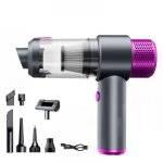 Mini aspirateur rechargeable par usb, aspirateur et souffleur l�ger for voiture, maison et animaux de ...