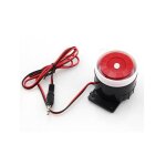 Mini avertisseur sonore de systme d'alarme sonore de sirne de fil rouge rouge pour la sirne de scurit ...