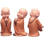 Mini bouddha statue small monk figurine sculptures bouddha ornement accessoires de tls table