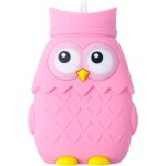 Mini bouillotte avec couvercle sac bouillotte rose