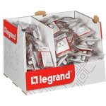 [jamais utilis] mini box 30 interrupteurs 10a et 60 prises 2p + t 16a - neptune - blanc - legrand