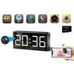 Mini cam�ra d'horloge de s�curit� wifi 4k hd avec une application intelligente et d�tection de mouvement ...