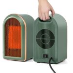 Mini chauffage d'appoint electrique portable, petit radiateur soufflant economie d'nergie ptc ceramique, ...