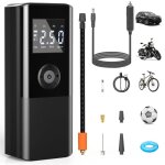 Mini compresseur d'air portatif 150 psi 4500 mah pompe  air lectrique 12v dc rechargeable gonfleur ...