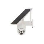 Mini dme rapide ip pt wifi tuya smart hd + 3mpx camra auto - alimente 3, 6 mm avec panneau solaire, ...