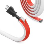 Coavas - mini goulottes de câbles, cache - câble demi - rond, canal de câble, ruban adhésif auto - adhésif ... Coavas - mini goulottes de câbles, cache - câble demi - rond, canal de câble, ruban adhésif auto - adhésif ...