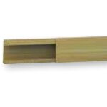 Arnocanali - mini - goulotte avec couvercle 2 m 30x18 / 2 mm bois clair - k1831. 53