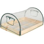 Jamais utilis�] mini hangar isol� jardin de fleurs p�pini�re toit vert pot de plantation garder au chaud ...
