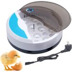Mini incubateur numérique 9 ?ufs, incubateur led entièrement automatique, couveuse pour volailles, poules, ... Mini incubateur numérique 9 ?ufs, incubateur led entièrement automatique, couveuse pour volailles, poules, ...