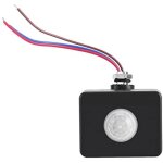 Mini interrupteur pir noir d�tecteur d'�clairage de mouvement infrarouge d�tecteur interrupteur de chauss�e ...