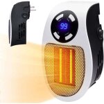 Mini lave - linge �lectrique portable avec ventilateur, unit� murale intelligente 500 w avec thermostat ...